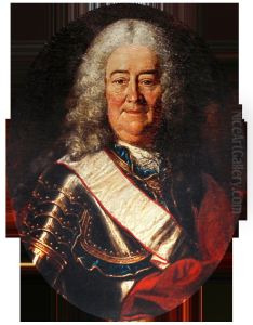 Portrait of Benedikt von Ahlefeldt (1679-1757), German nobleman from Holstein