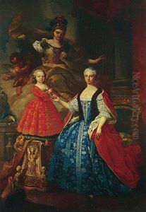 Ritratto di Maria Antonia Ferdinanda di Savoia by Francesco Antonio Mayerle