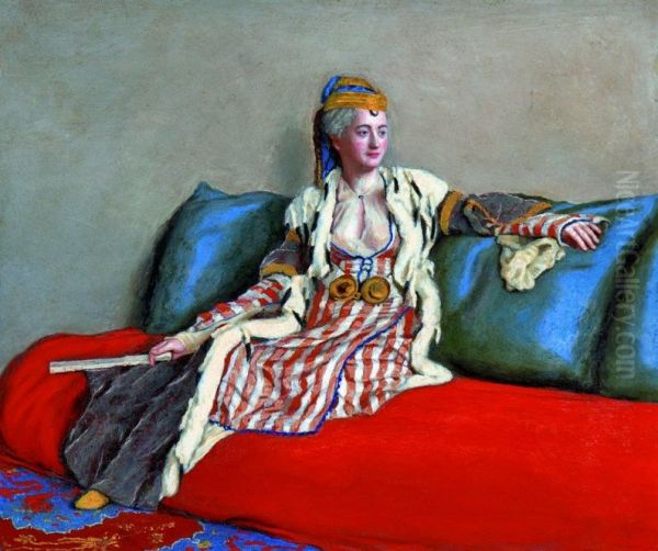 Lady Montagu in Turkish dress. - view 1