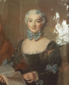 Portrait of Marie-Angelique Catherine Darlus by Charles-Antoine Coypel