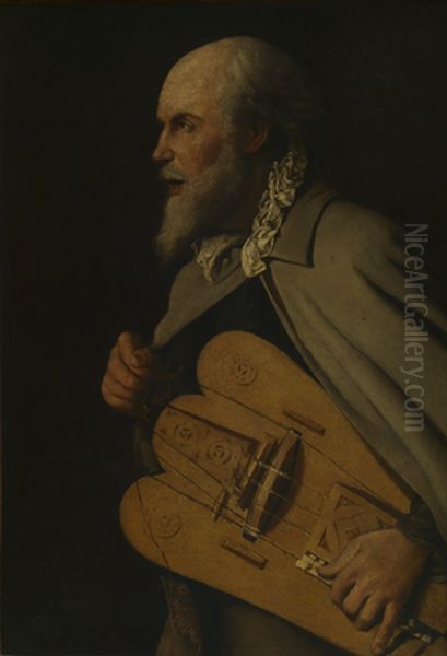 The hurdy-gurdy player - view 1