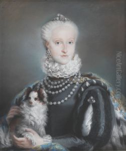 Portrait ofInfanta Maria Josefa of Spain(1744-1801) by Lorenzo Tiepolo