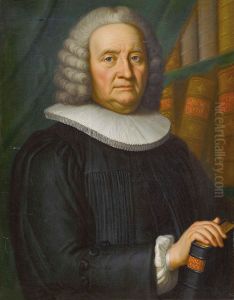 Bildnis Emanuel Meley (1686-1767), Pfarrer zu Koniz und in Thurnen, Kammerer. by Jakob Emanuel Handmann