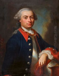 Portrait of Friedrich von Luternau (1727-1797). by Jakob Emanuel Handmann