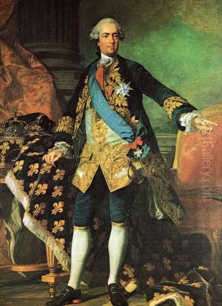 Portrait of Louis XV bearing the cross of theOrder of the Holy Spirit - view 1