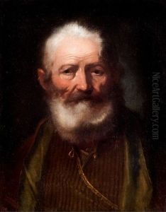 Old man in an eastern attire.