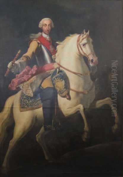 Equestrian portrait ofCharles III of Spain(1716-1788) - view 1