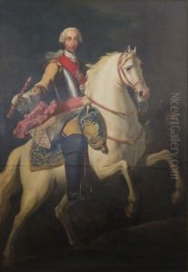 Equestrian portrait ofCharles III of Spain(1716-1788) by Antoine de Favray