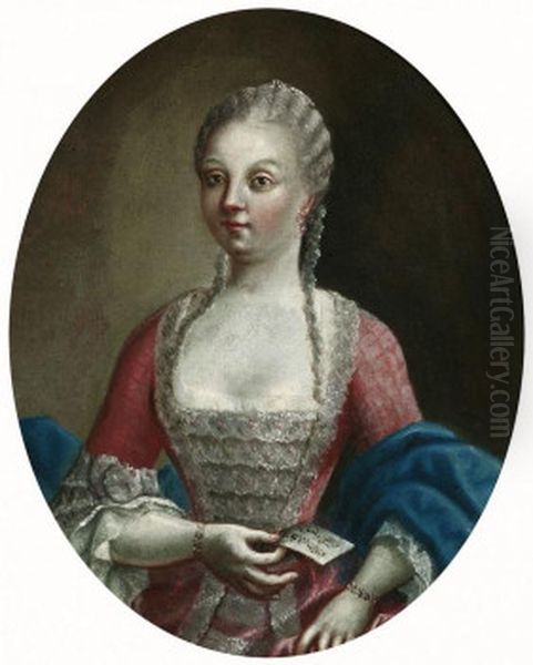 Portrait of Venetian singer Sarazin - view 1