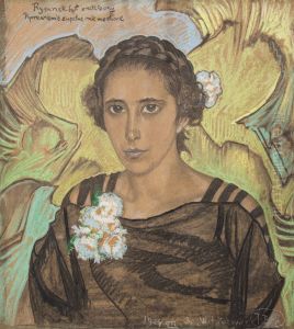 Portrait of a Woman with a Braid Up