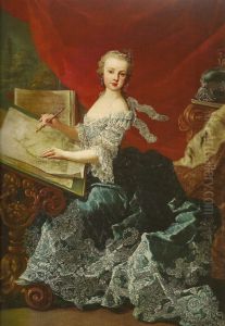 Maria Christina, Duchess of Teschen(1742-1798) by Martin Van Meytens