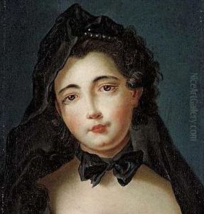 Bildnis Marie Sophie Charlotte de La Tour d'Auvergne (1729-1763), princesse de Craon by Jean-Marc Nattier