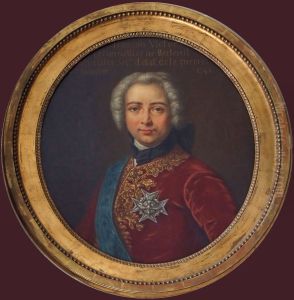 Portrait ofFrancois Victor Le Tonnelier de Breteuil, secretary of war of king Louis XV by Unidentified painter