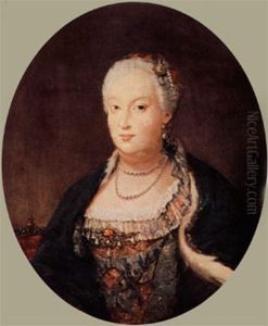 Barbara de Braganza, reina consorte de Espana by Jacopo Amigoni