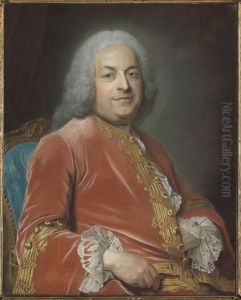 Antoine-Gaspard Grimod de La Reyniere(1690-1756), ferme generale by Maurice Quentin de La Tour