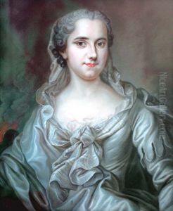 Portrait d'Angelique-Louise La Rochefoucauld, vicomtesse de Vence (1733-1794) en Vestale