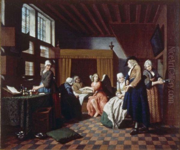 The physician as an angel - view 1