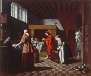 The physician as Jesus Christ by Jan Josef Horemans the Younger
