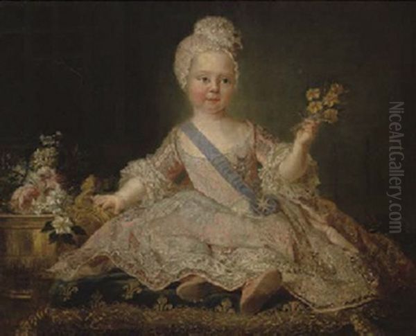 Presumed portrait ofPrince Louis, Duke of Burgundy(1751-1761),  grandson of Louis XV - view 1