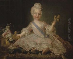 Presumed portrait ofPrince Louis, Duke of Burgundy(1751-1761), grandson of Louis XV by Jean-Marc Nattier
