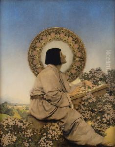 Saint Valentine by Maxfield Parrish