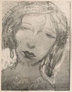 Female portrait by Stanislaw Ignacy Witkiewicz (Witkacy)