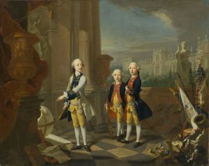 The three sons of Frederick II, Landgrave of Hesse-Kassel The three sons of Frederick II, Landgrave of Hesse-Kassel