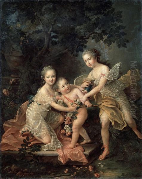 The Children of the Duke of Orleans - view 1