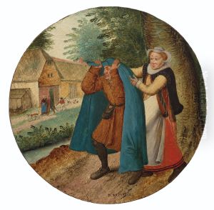 The Blue Cloak (De Blaue Huik) by Pieter Brueghel the Younger