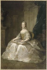 Portrait ofMaria Josepha of Saxony (1731-1767), Dauphine of France, Egebert Painting