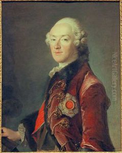 Portrait ofChristian IV, Count Palatine of Zweibrucken(1722-1775) by Louis Tocque