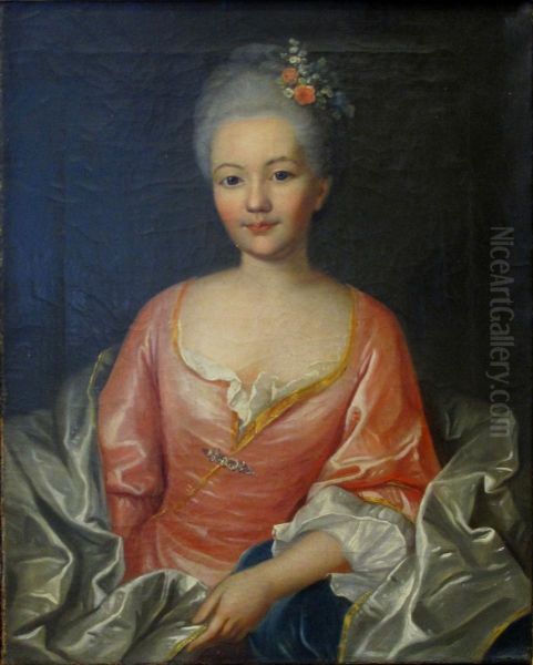 Bildnis Maria Magdalena Sinner geb. Manuel (1738-1813), Gattin des Johann Rudolf Sinner (1736-1806), Schultheiss von Thun, Herr zu Clindy, Valeyres und Worb. - view 1