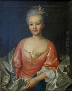 Bildnis Maria Magdalena Sinner geb. Manuel (1738-1813), Gattin des Johann Rudolf Sinner (1736-1806), Schultheiss von Thun, Herr zu Clindy, Valeyres und Worb. by Johann Ludwig Aberli