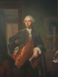 Portrat Johann Heinrich Eberts (1726-1793) (zugeschrieben). by Jakob Emanuel Handmann