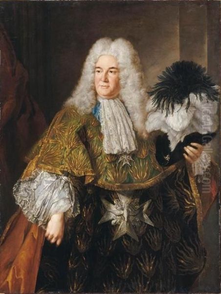 Portrait d'Antoine Crozat, marquis du Chatel (vers 1655-1738), revetu de l'habit de l'Ordre du Saint Esprit dont il fut le Grand Tresorier de 1715 a 1724 - view 1