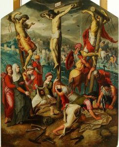 Christ on the Cross by Pieter Aertsen