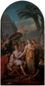 The Continence of Scipio. by Joseph-Marie Vien