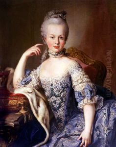 Portrait of Marie Antoinette (1755-1793) by Martin Van Meytens