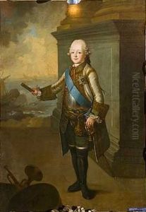 Portrait of Tsarevich Paul Petrovich (1754-1801) by Vigilius Eriksen