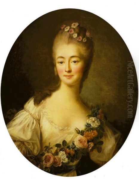 Portrait of the Countess Du Barry as Flora - view 1