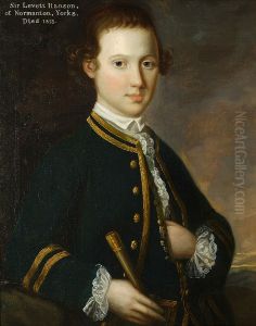 Portrait of 'Sir' Levett Hanson, courtier, traveler, writer and authority on knighthood