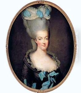 Portrat der Marie Antoinette of Austria by Jean-Baptiste Andre Gautier-Dagoty