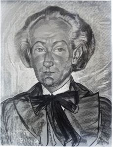 Male Portrait by Stanislaw Ignacy Witkiewicz (Witkacy)