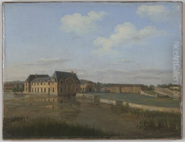 Vue du Petit Chateau de Chantilly en ruines - view 1