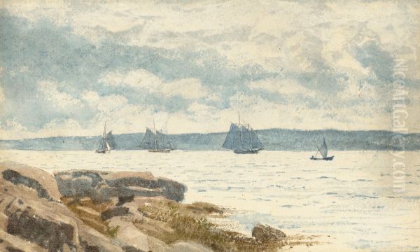 Sailboats at Gloucester - view 1