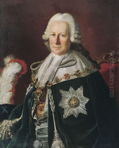 Portrait of Semen Ivanovich Mordvinov as Chevalier of the Order of St. Andrew - view 1