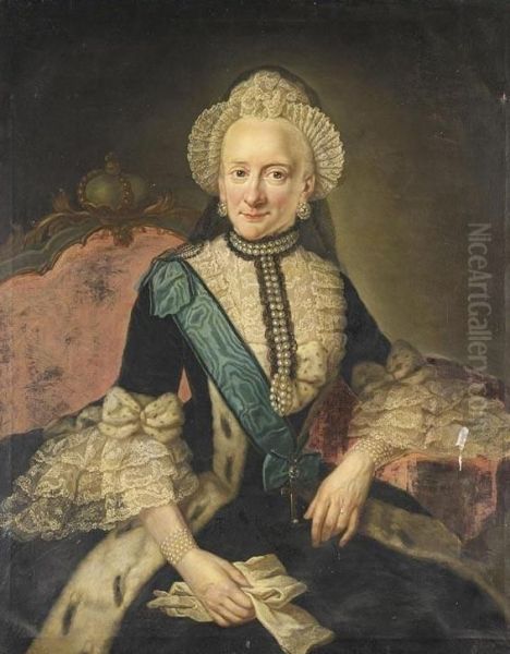 Portrait ofTherese of Brunswick-Wolfenbuttel(1728-1778), daughter ofFerdinand Albert II, Duke of Brunswick-Wolfenbuttel - view 1