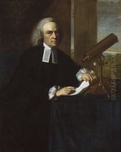portrait of Harvard College president and astronomy professorJohn Winthrop.
