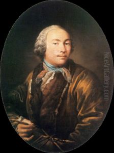 <<Portret neizvestnogo hudoznika (Avtoportret?)>> by Ivan Argunov