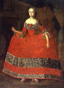 Portrait of Tishinina Ksenia Ivanovna (1736-1757)